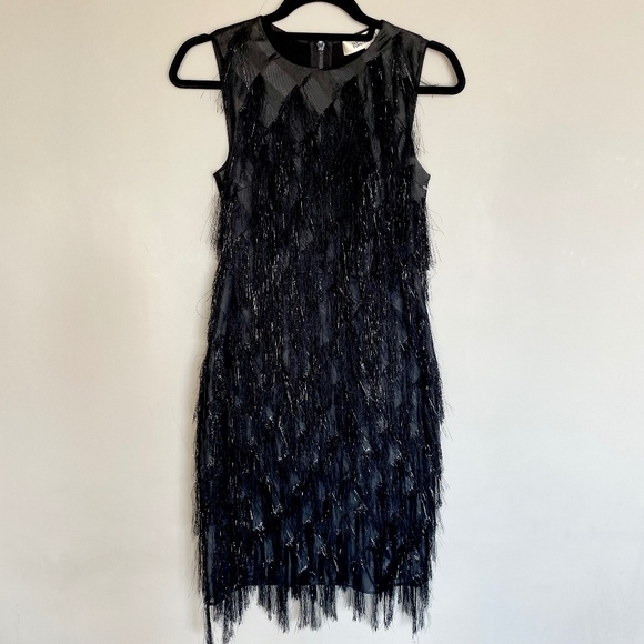 Diane von Furstenberg Nadi Fringe Dress Size 0 - Picture 3 of 8